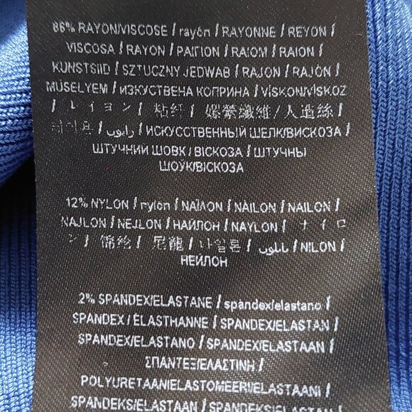 Marciano Bandage Mini Blue Dress, XS - Picture 5 of 8